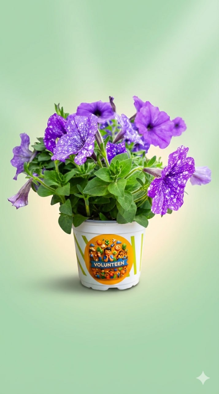 עציץ ממותג Volunteen 🌸✨